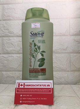 DẦU GỘI SUAVE ALMOND + SHEA BUTTER 828ML sản xuất mỹ