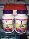 Viên uống bổ sung vitamin E 400 UI webber naturals (Canada) -120 viên