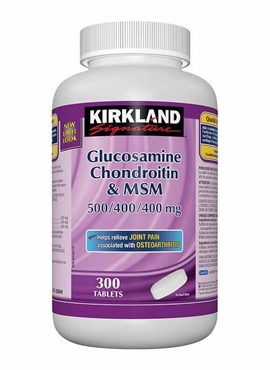 GLUCOSAMINE CHONDROITIN MSM 300 viên.sx canada