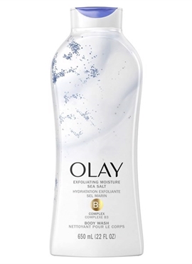 Sữa tắm Olay Hạt Muối Biển (Daily Exfoliating With Sea Salts) 650ml Mỹ
