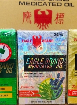 Dầu Gió Xanh Mỹ Eagle Brand Medicated Oil 24ml